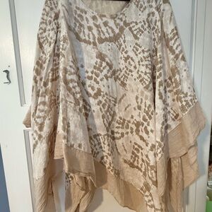 Italian Linen Poncho